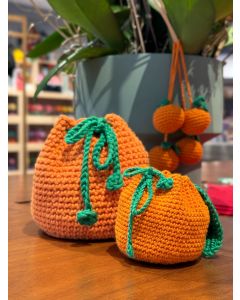 KPC X Esther Poon - Crochet Mandarin Fruit Pouch Bag - Digital Pattern